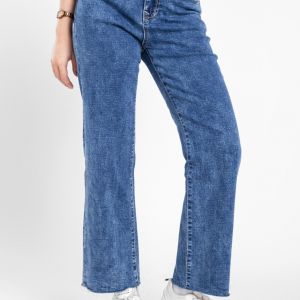 Quần jean nữ dài form rộng thời trang JONNY SON HMT00120XD